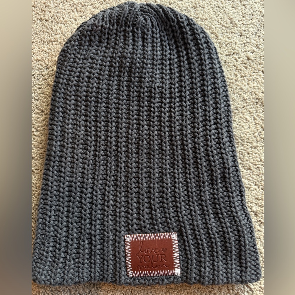 Love Your Melon Classic Unisex Charcoal Gray Gorpcore Beanie, OSFM Like New